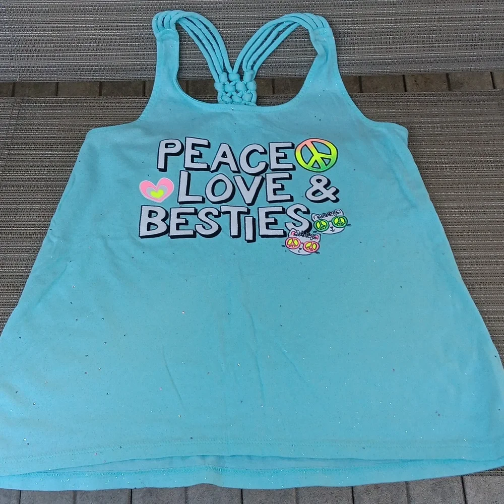 Bundle of 3 Justice Girl's Tank Tops, size 10,12